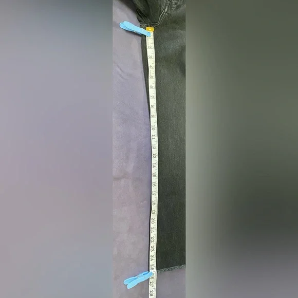 Frank & Eileen MONAGHAN Mom Jean Italian Vintage Denim Size: 28 Black Wash - Picture 15 of 16